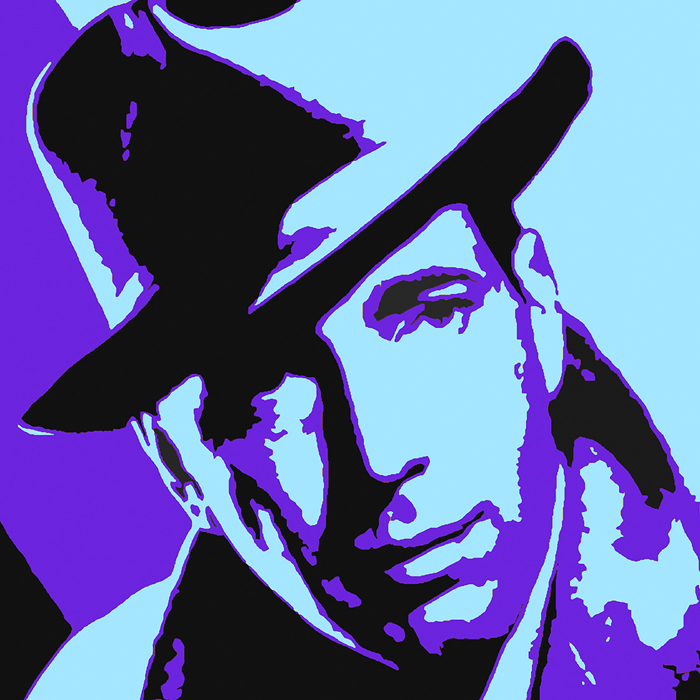 Cuadro Bogart azul (bme083032)