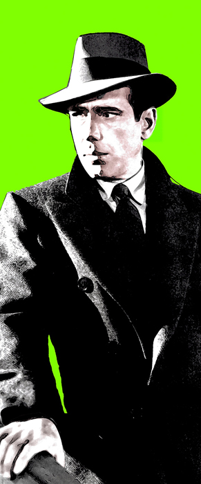 Cuadro Bogart verde (bme083063)