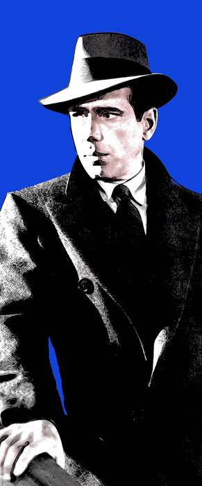 Cuadro Bogart azul (bme083064)