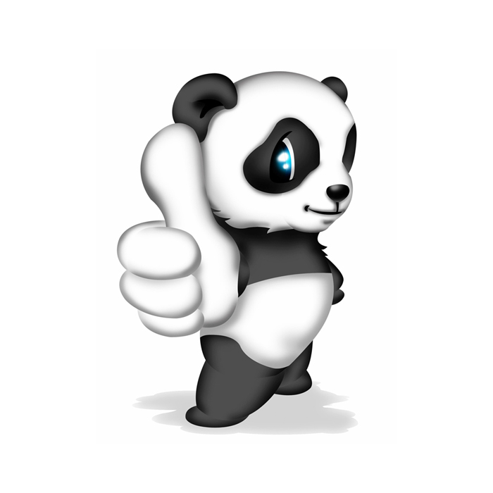 Cuadro oso panda (bme160099)