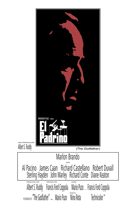 Cuadro cartel de cine El Padrino (bme160176)