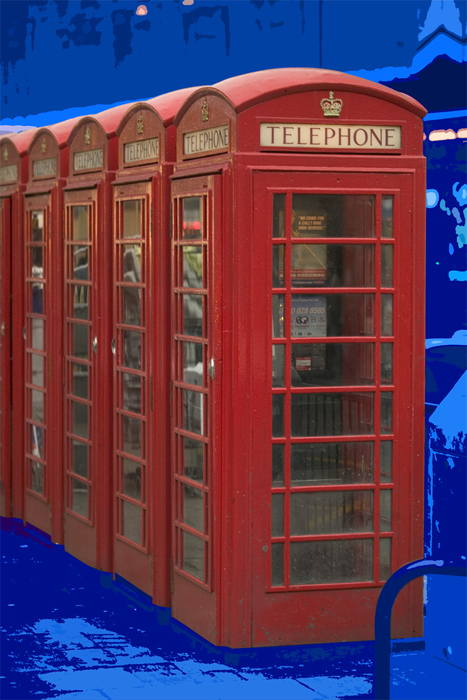 Cuadro cabina telefono Londres (bgca1206)