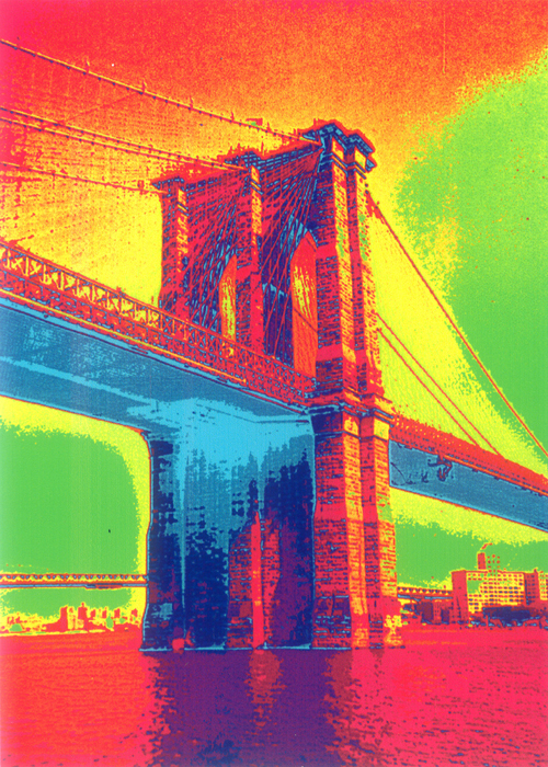 Cuadro puente de Brooklyn pop (bgca1452)