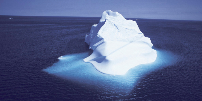 Cuadro iceberg en el mar (bgca2738)