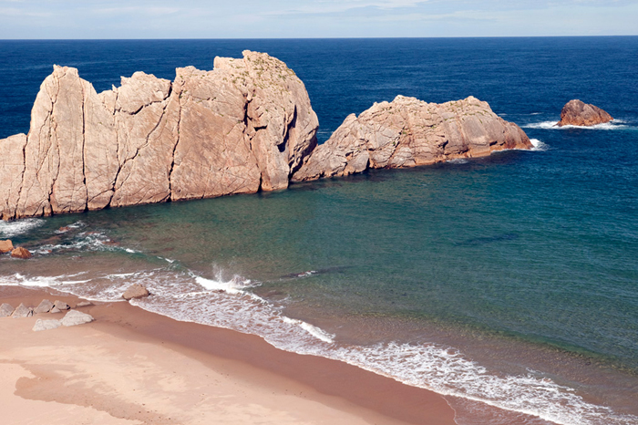 Cuadro rocas en la playa  (bgca2766)