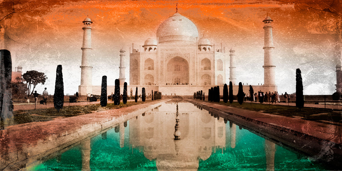 Cuadro Taj Mahal India (bjlp069)