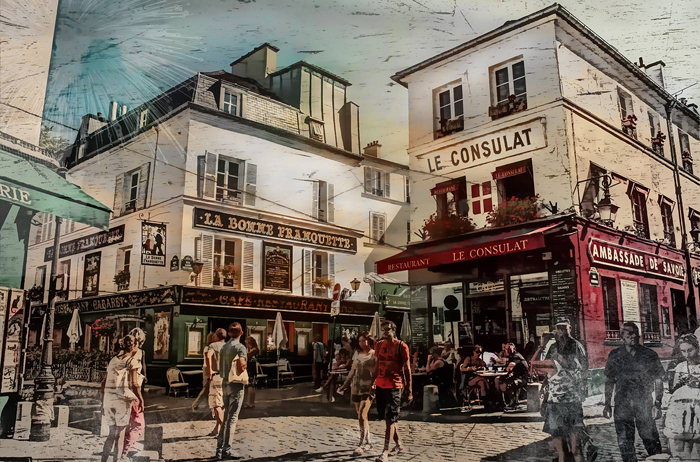Cuadro Paris Montmartre (bjlp067)