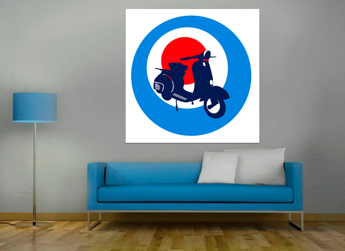 Cuadro vespa (bme160135)