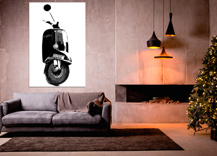 Cuadro vespa (bme160136)