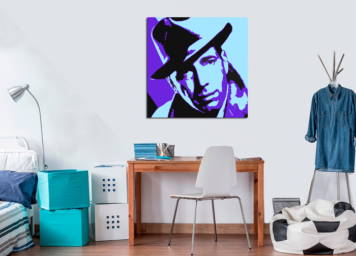 Cuadro Bogart azul (bme083032)