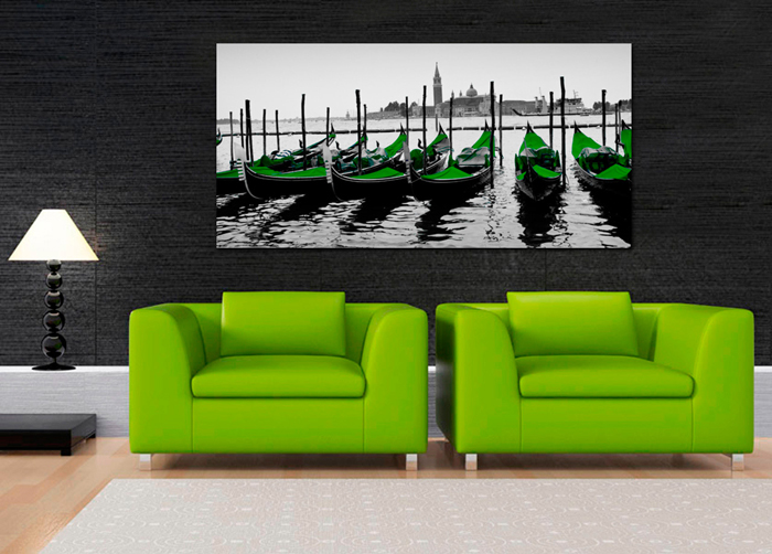 Cuadro Venecia (bme210040 verde)