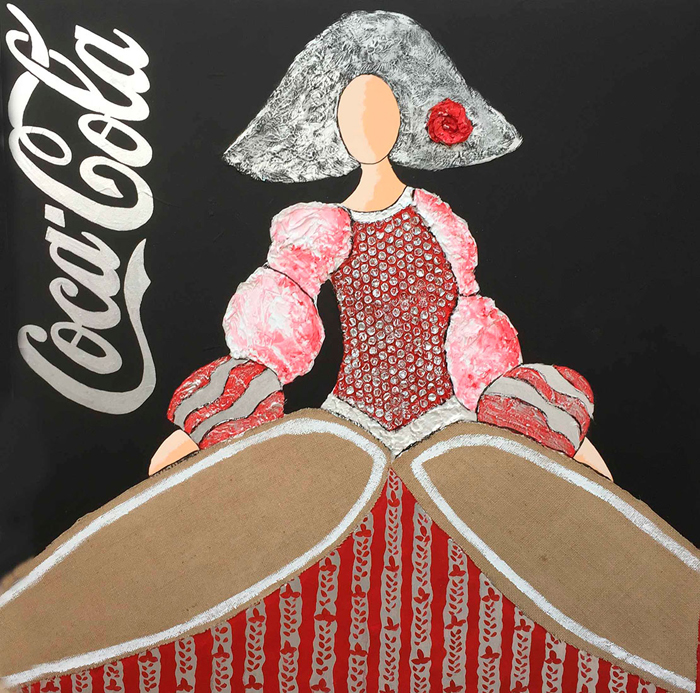 Cuadro Menina Coca-Cola (bci1048)