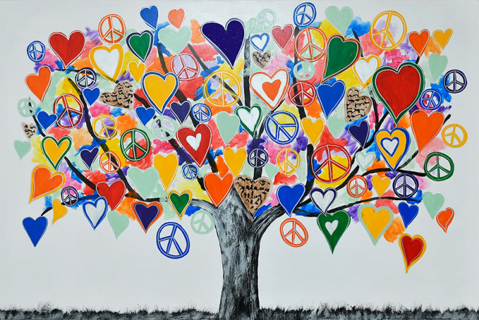 Cuadro arbol del amor (bci1122)