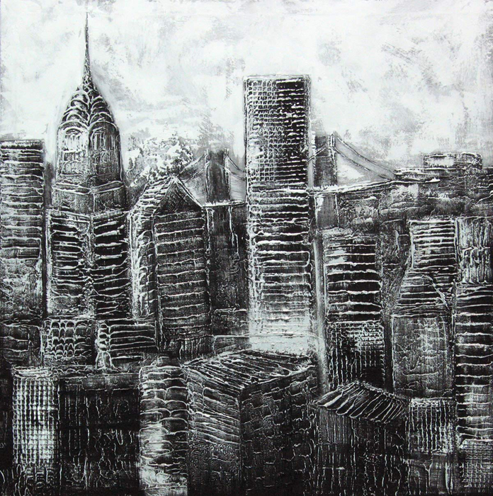 Cuadros edificios Nueva York (bci125)