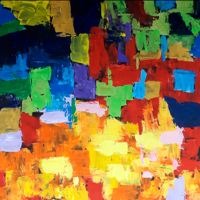 Cuadro abstracto colores (bci5002)
