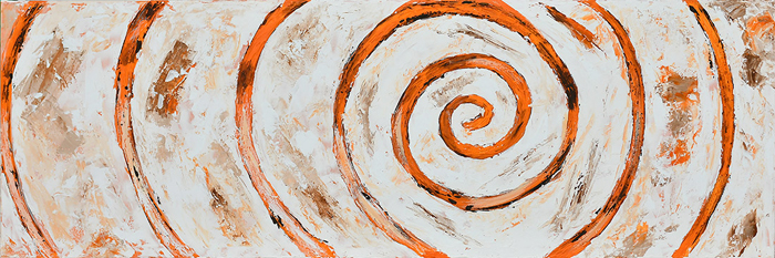 Cuadro abstracto espiral (bdga117)