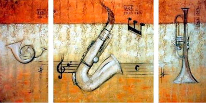 Cuadro musical tríptico (bdgf043)