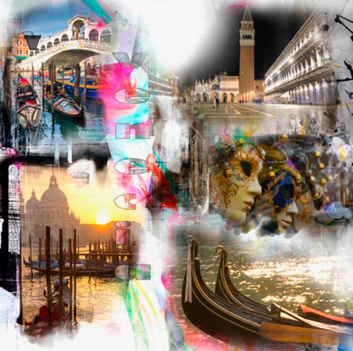 Cuadro collage Venecia (bept1303)
