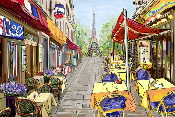 Cuadro calles con encanto Paris (bfl113737075)