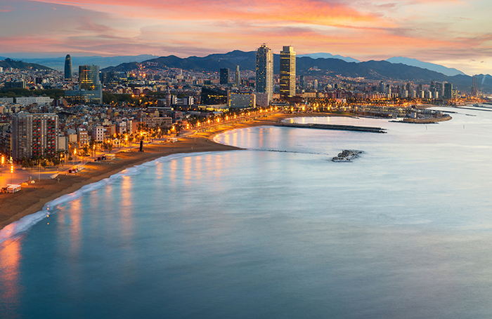 Cuadro playa de Barcelona (bfl207604183)