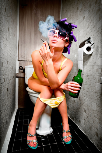 Cuadro chica baño (bfl25572030)
