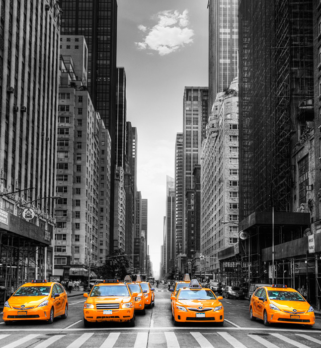 Cuadro taxi Nueva York (bfl44846834)