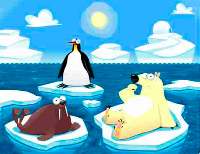 Cuadro infantil pinguino (bfl48028287)