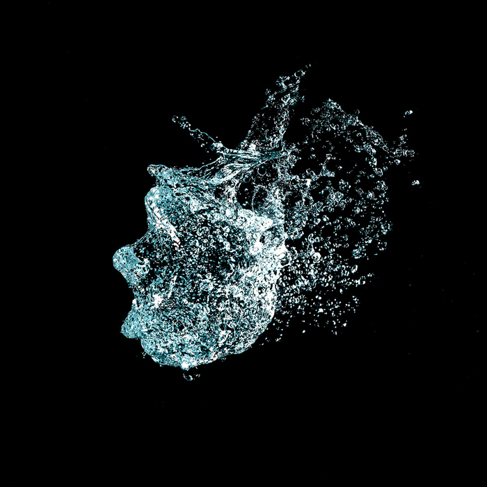 Cuadro explosión en el agua (bfl49794388)