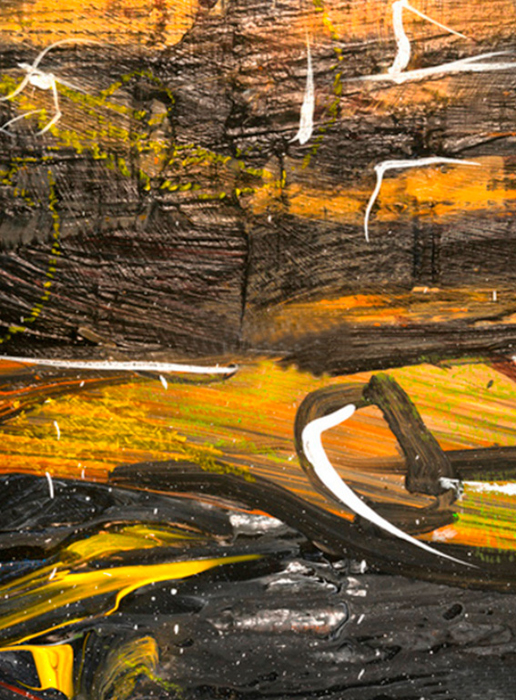 Cuadro abstracto fondo amarillo (bfl81079510)