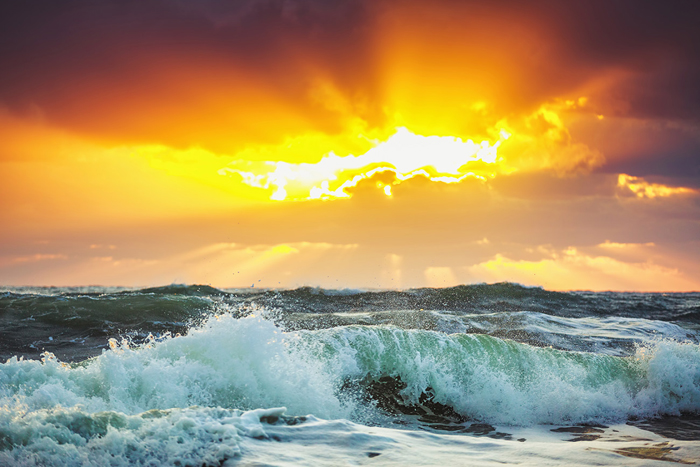 Cuadro atardecer en el mar (bfl95417517)