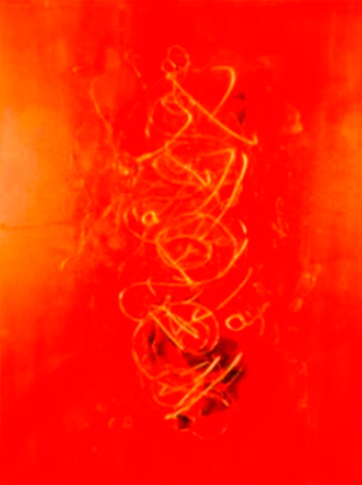 Cuadro abstracto rojo (bib10130401)