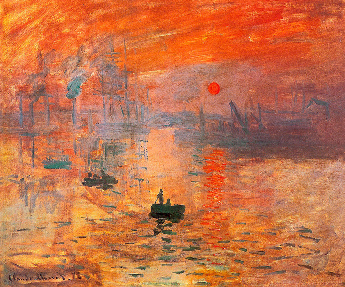 Cuadro impresion sol de Monet (bme050210)