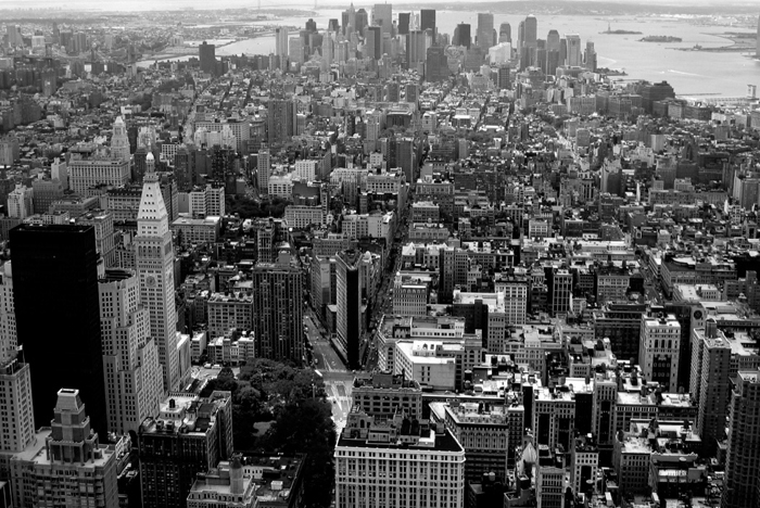 Cuadro Nueva York vista aerea (bme160118)