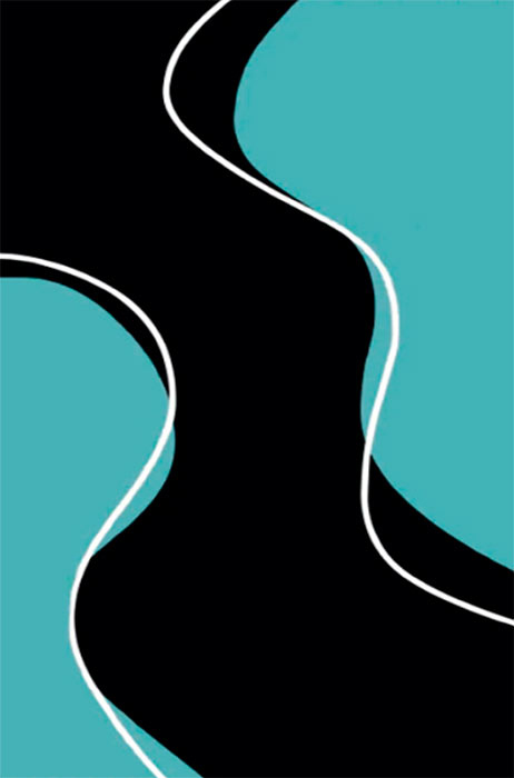 cuadro abstracto arte digital (bmedk-b.blue)