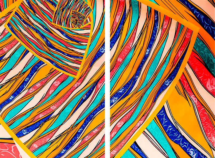 Diptico abstracto arte digital (bmedk-estvet)