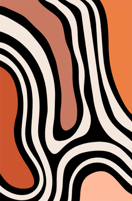 Cuadro abstracto arte digital (bmedk-yekel)