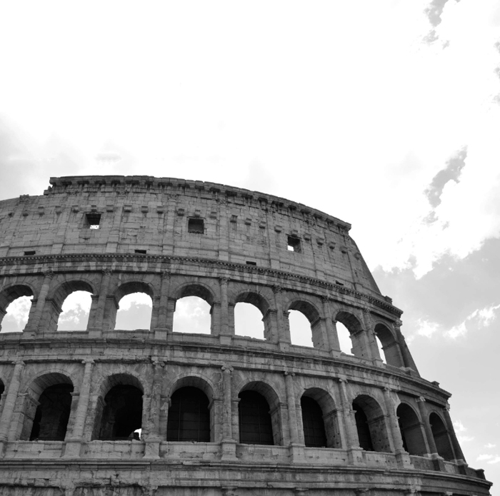 Cuadro Coliseo Roma byn (bpmv005)