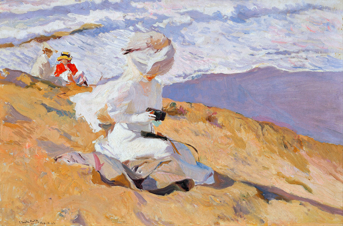 Cuadro Sorolla la playa de Biarritz (bpmv1010)