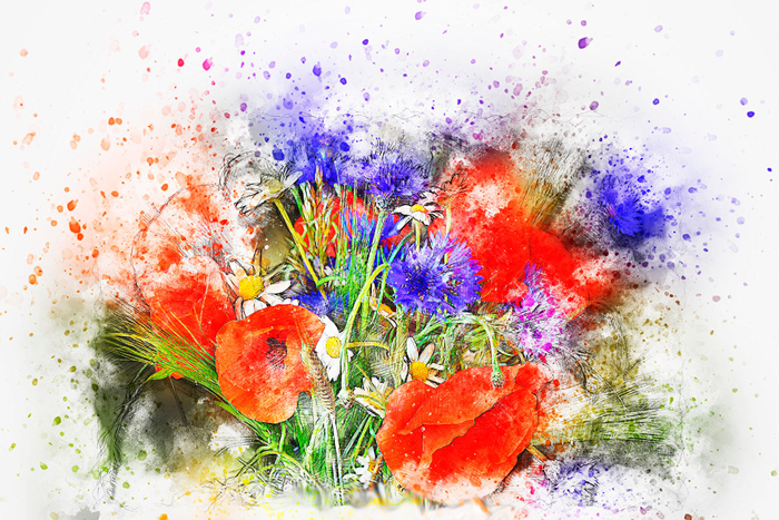 Cuadro flores primavera (bpx0123)
