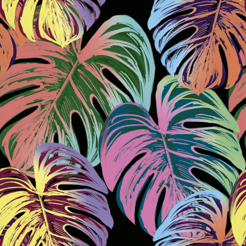 Cuadro hojas colores (bpx0801)