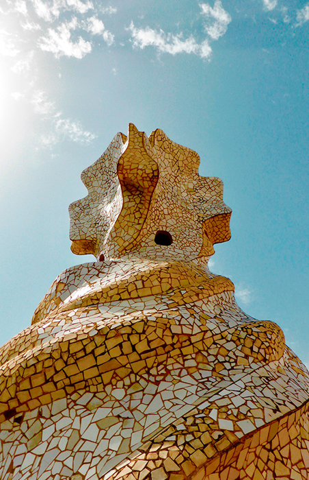 Cuadro chimenea Parque Guell (bpx3016)