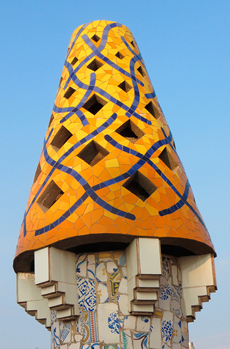 Cuadro chimenea Parque Guell (bpx3036)