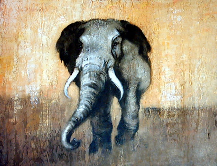 Cuadro elefante (bdgf033)