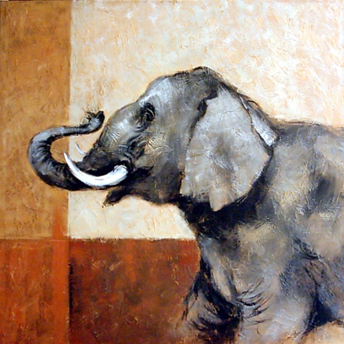 Cuadro elefante (bdgf036)