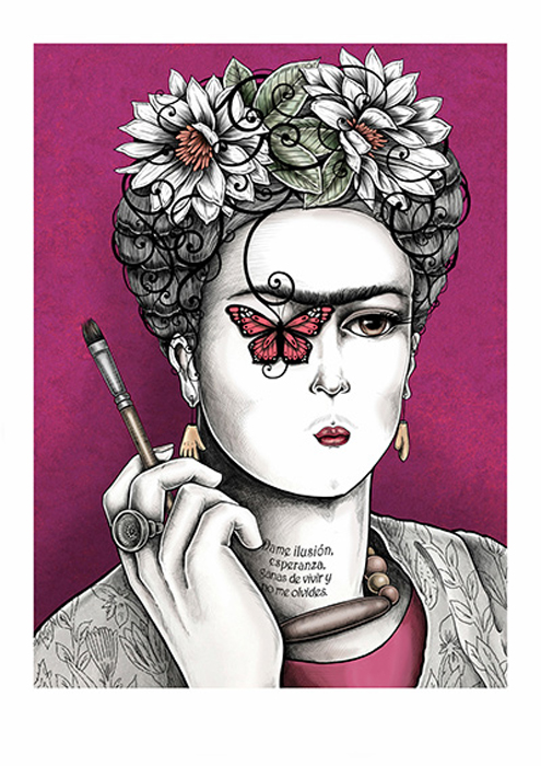 Obra grafica Maria Griño (frida-2)