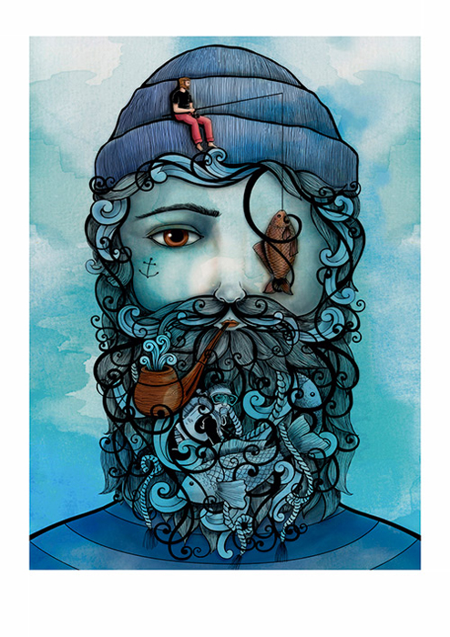 Obra grafica Maria Griño (marinero)