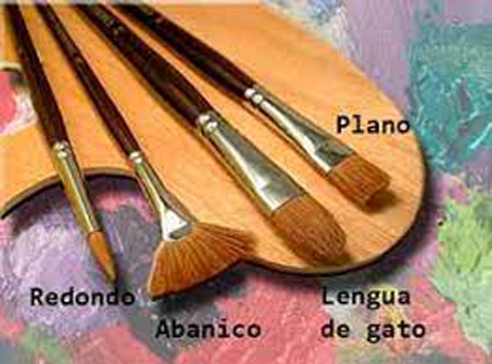 pinceles para pintar al oleo y acrilicos